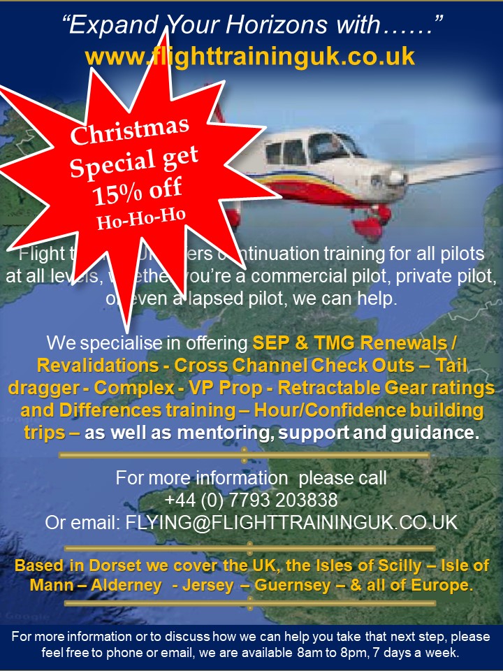 Flying lesson in PA28 aeroplane