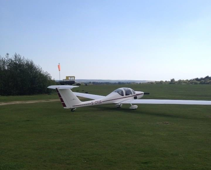 Motor Glider flying lesson
